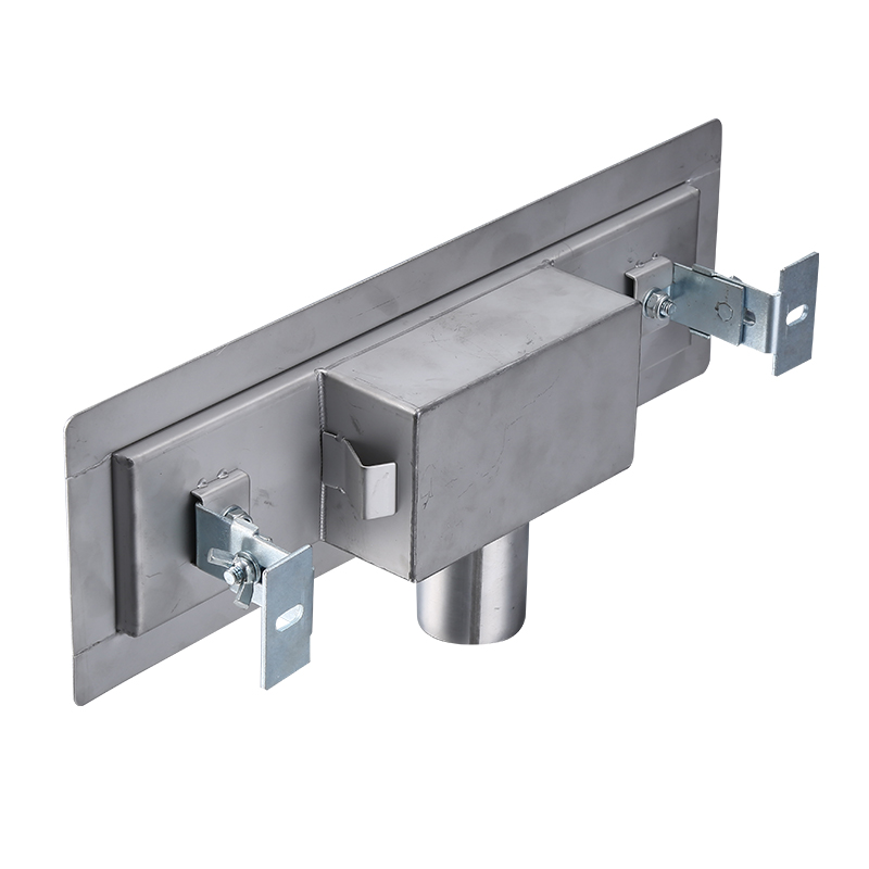 Ralo de vala de chuveiro de aço inoxidável para banheiro linear com flange de 20 mm XY-103