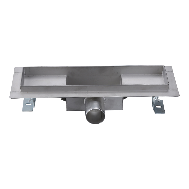 Ralo de vala de chuveiro de aço inoxidável para banheiro linear com flange de 20 mm XY-103