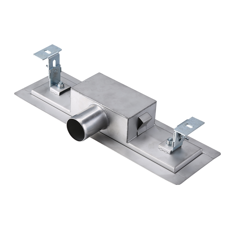 Ralo de vala de chuveiro de aço inoxidável para banheiro linear com flange de 20 mm XY-103