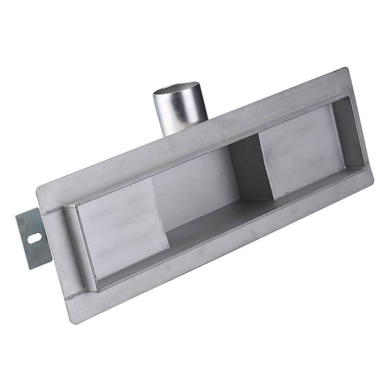 Ralo de vala de chuveiro de aço inoxidável para banheiro linear com flange de 20 mm XY-103